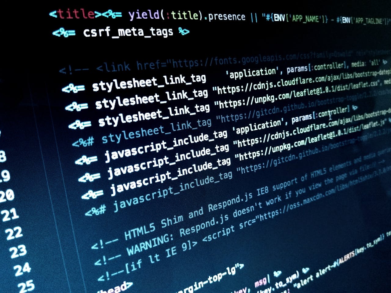 The Art of Drawing Readers In: Your attractive post title goes here Detailed view of HTML and JavaScript code displayed on a computer monitor.